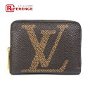 LOUIS VUITTON ルイヴィトン M69354 モノグラムジャイアント ジッピー コインパース 小銭入れ コインケース モノグラムキャンバス ユニセックス ブラウン 【中古】