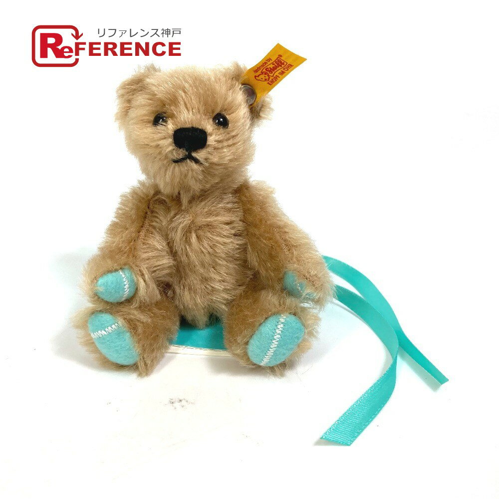TIFFANY&Co. ティファニー 683725 オーナメント シュタイフ テディベア ぬいぐるみ おもちゃ 雑貨 モヘア レディース ベージュ 未使用 【中古】のサムネイル
