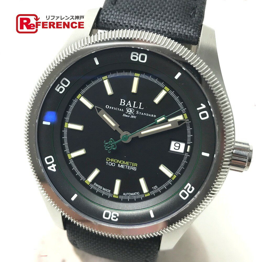 BALLWATCH ボールウォッチ NM3022C エンジニア2 マグニートー S 自動巻き デイト 腕時計 SS メンズ ブラック 【中古】