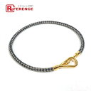 HERMES エルメス アクセサリー ジャンボブレスレット 小物 ブレスレット レザー レディース ブラック/グレー 【中古】(4)