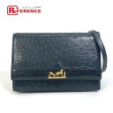 HERMES エルメス 馬車金具 斜め掛け ユージェニー 2WAYバッグ クラッチ ヴィンテージ ショルダーバッグ オーストリッチ レディース ブラック 【中古...