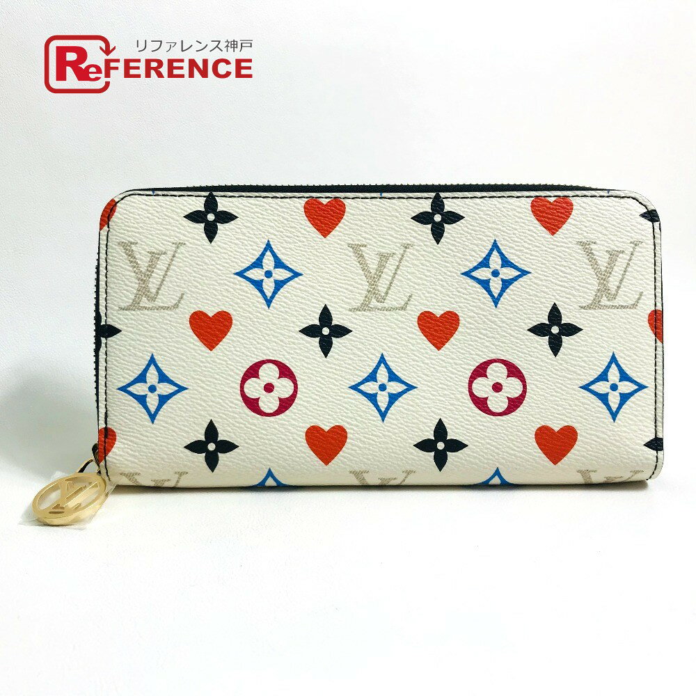 LOUIS VUITTON ルイヴィトン M57491 ハート モノグラム マルチカラー ジッピーウォレット ゲーム・オン コレクション 長財布 モノグラムマルチカラーキャンバス レディース ブロン ホワイト/マ…