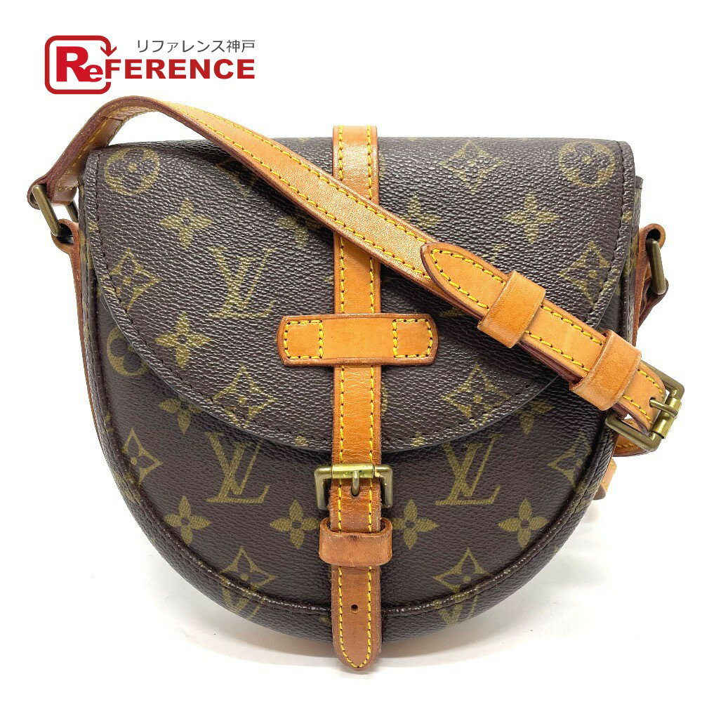 LOUIS VUITTON ルイヴィトン M40646 モノグラム シャンティPM ポシェット 斜め掛け ショルダーバッグ モノグラムキャンバス レディース ブラウン 【中古】