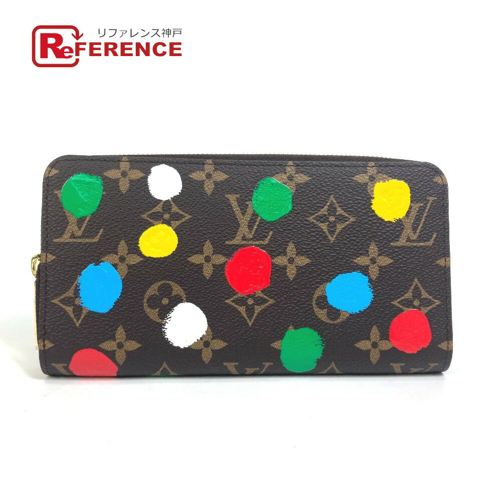 LOUIS VUITTON ルイヴィトン M81864 LV × YK 草間弥生 ジッピーウォレット ラウンドジップ 長財布 モノグラムキャンバス ユニセックス ブラウン 【新品】のサムネイル