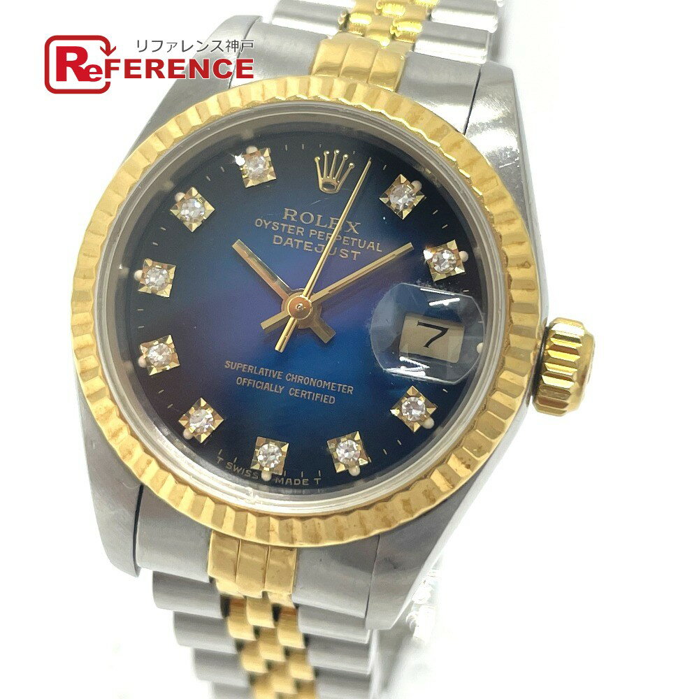 ROLEX ロレックス 69173G デイトジャスト 自動巻き デイト 腕時計 SS/YG レディース シルバー×ゴールド 【中古】