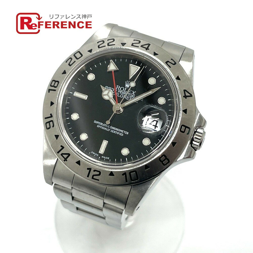 ROLEX ロレックス 16570 エクスプローラー2 自動巻き A番 腕時計 SS メンズ シルバー 【中古】