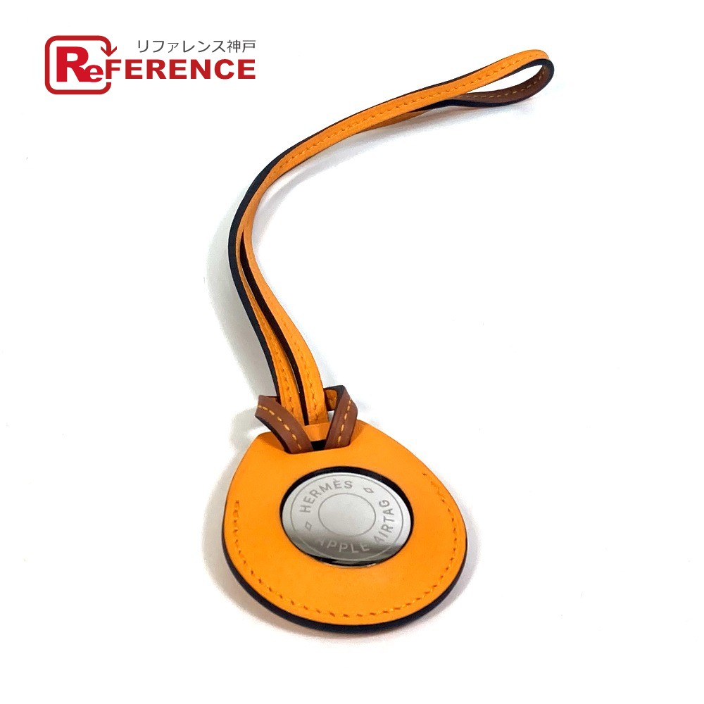 HERMES エルメス セリエ Apple AirTag エアタグ アップル バッグチャーム スイフト レディース オレンジ系 新品同様 【中古】のサムネイル