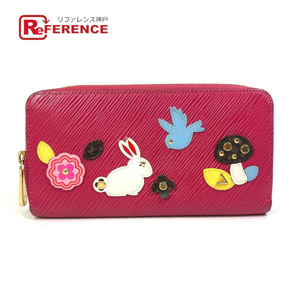 LOUIS VUITTON ルイヴィトン M62609 エピ ウサギ アニマル 鳥 ラビット ジッピーウォレット ラウンドファスナー 長財布 エピレザー レディース フリージア 【中古】のサムネイル