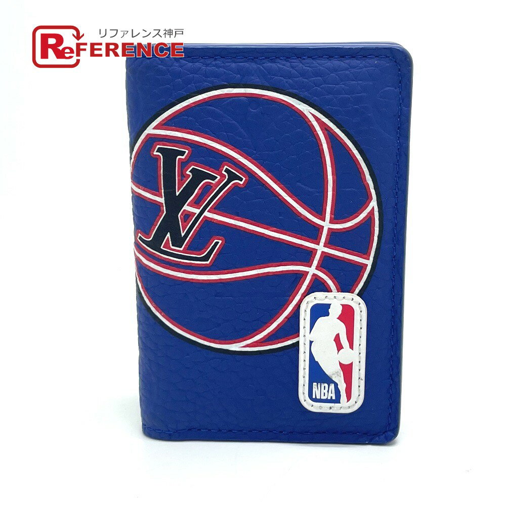 LOUIS VUITTON ルイヴィトン M81663 モノグラム オーガナイザー・ドゥ ポッシュ NBA カードケース トリヨンレザー メンズ ブルー 【中古】のサムネイル