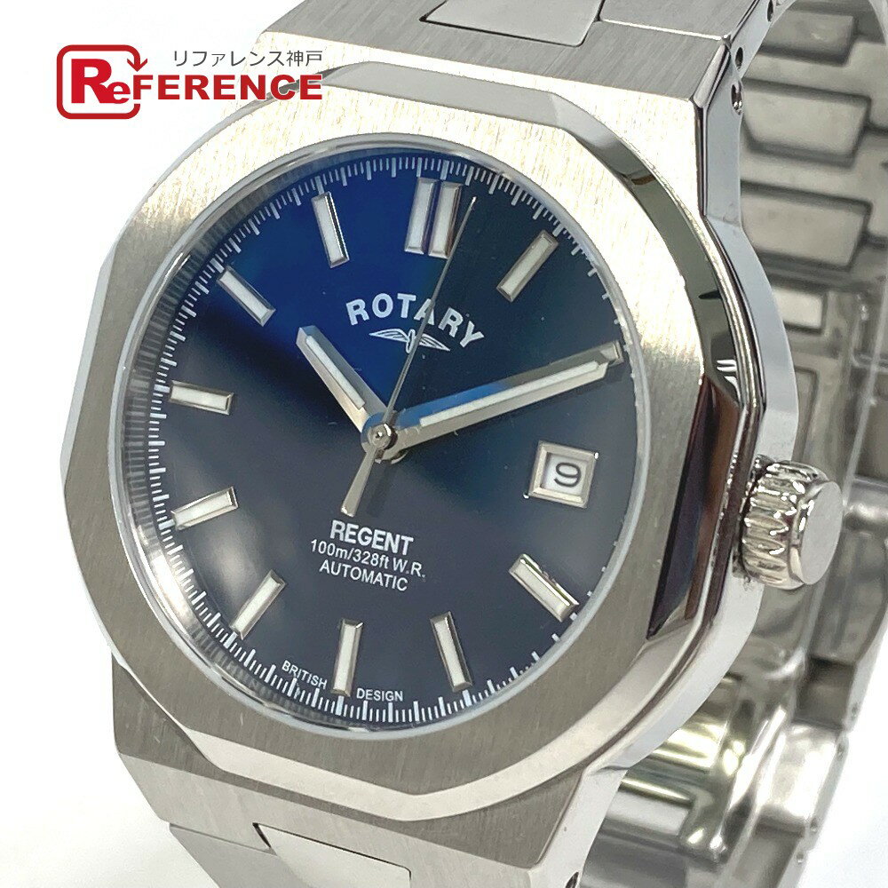 ROTARY ロータリー GB05410/05 リージェント 自動巻 デイト 腕時計 SS メンズ シルバー 【中古】