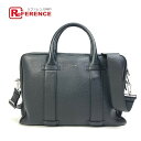 DIOR HOMME ディオール・オム ハンドバッグ ロゴ 内側トロッター オブリーク 2WAYショルダーバッグ ビジネスバッグ レザー メンズ ブラック 【中...