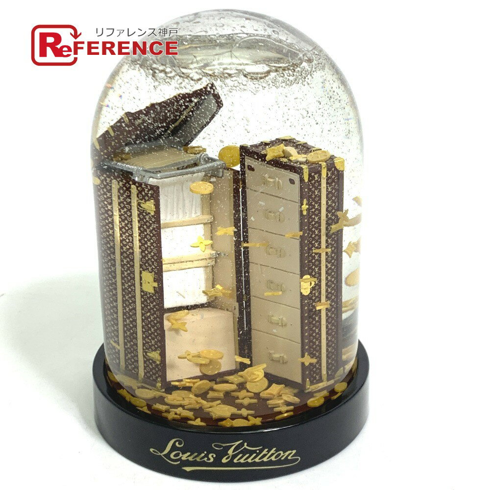 LOUIS VUITTON ルイヴィトン 2009年限定 置物 ワードロープトランク ノベルティ 非売品 インテリア スノードーム 陶器 レディース ブラウン ...