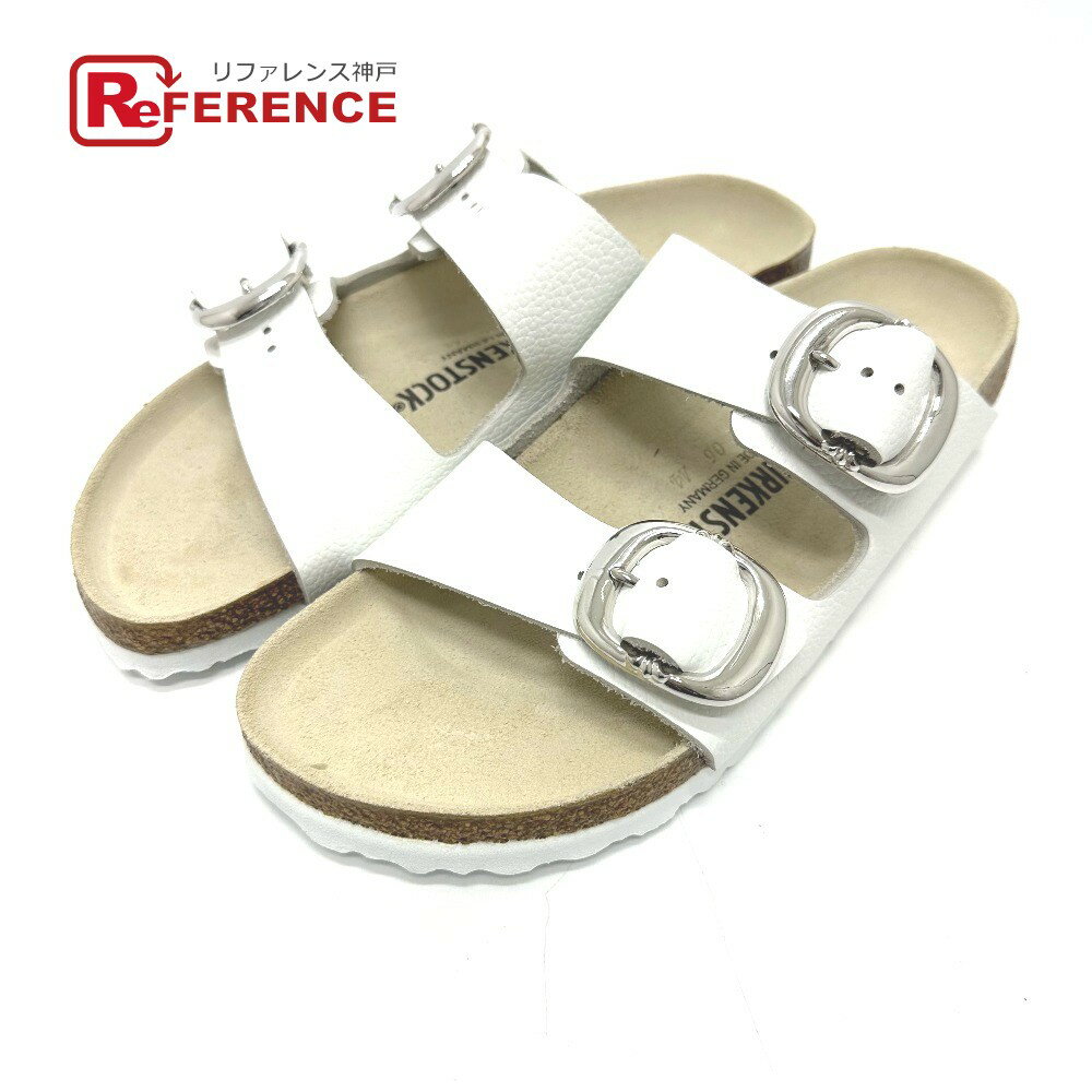 CHROME HEARTS クロムハーツ ビルケンシュトック BIRKENSTOCK ARIZONA アリゾナ ガンスリンガー サンダル レザー メンズ ホワイト 未使用 【中古】