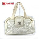 CHANEL シャネル A29853 スポーツ CC ココマーク キルティング カバン ショルダーバッグ 肩掛け ボストンバッグ ナイロン レディース ホワイト...