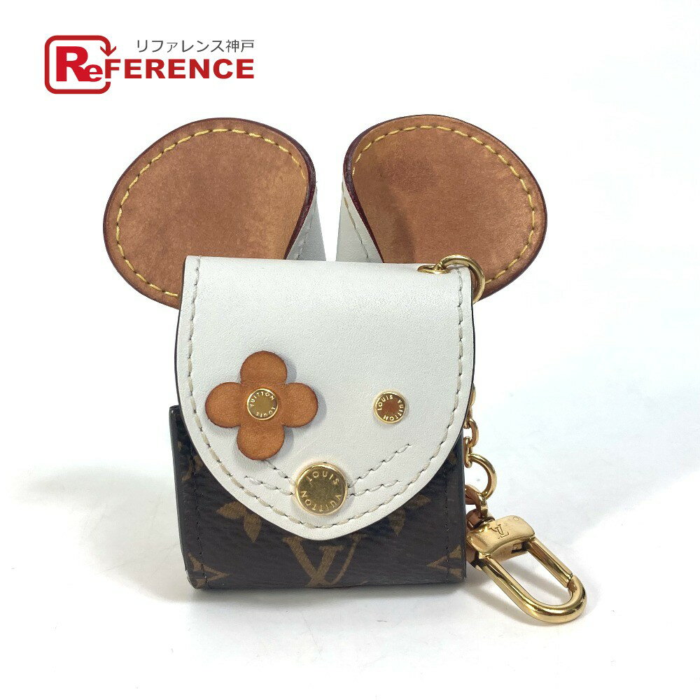 LOUIS VUITTON ルイヴィトン GI0447 ねずみ アニマル エテュイ イヤホン AirPods ケース ネズミ マウス モノグラム イヤフォンケース モノグラムキャンバス /レザー レディース ブラウン 【中古】のサムネイル