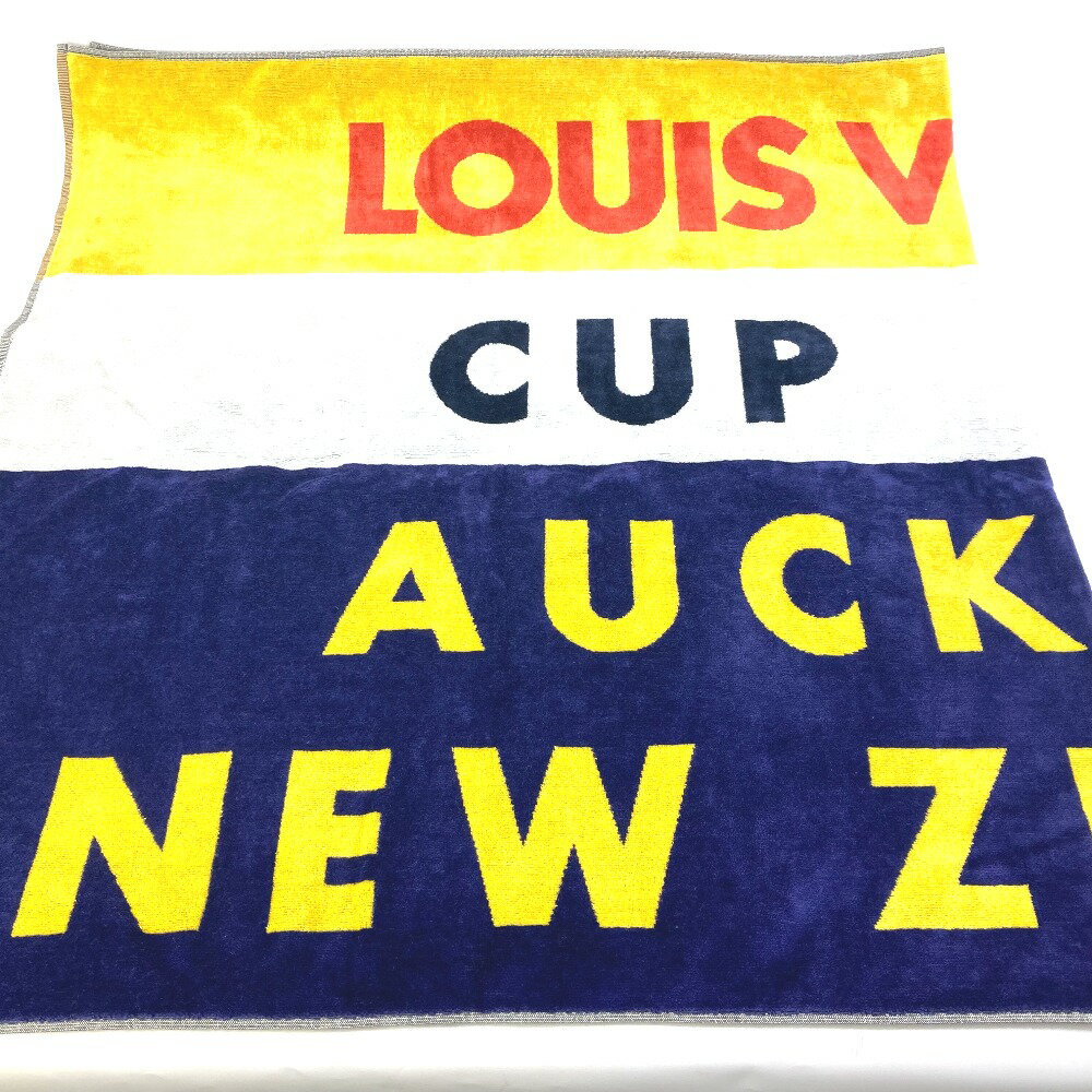 LOUIS VUITTON ルイヴィトン インテリア ヴィトンカップ LVCUP　 ビーチタオル バスタオル タオル コットン レディース マルチカラー 【中古】 2