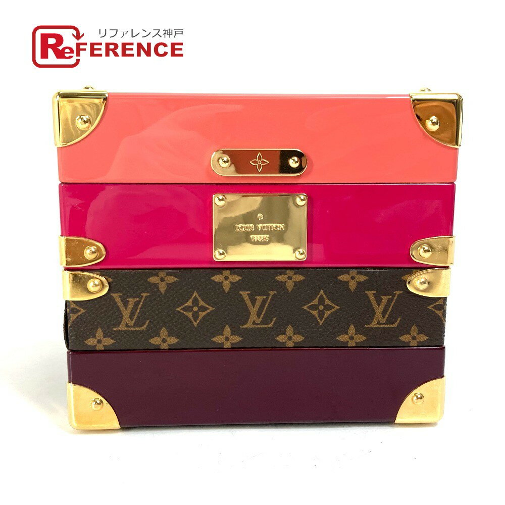 LOUIS VUITTON ルイヴィトン GI0283 モノグラム ヴィドポッシュ ウィリアム アクセサリーケース ボックス BOX インテリア 小物入れ モノグラムキャンバス /ウッド レディース ピンク 【中古】