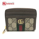 GUCCI グッチ 658552 GG オフィディア カードケース ウォレット コインケース カードケース レザー/キャンバス レディース ブラウン 未使用 【中古】