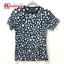 LOUIS VUITTON ルイヴィトン 1AB87R 草間彌生 LV × YK インフィニティ ドット Tシャツ トップス アパレル 水玉 RW231J 半袖Tシャツ コットン レディース ブラック 新品同様 【中古】