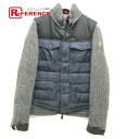 MONCLER モンクレール ツイード/アパレル PASTERZE パステルツェ ダウン/アウター ジャケット ウール メンズ ネイビー 【中古】