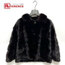 FENDI フェンディ 毛皮 2021年モデル ショート丈 ボレロ アパレル ファーコート ジャケット ミンク レディース ブラック 【中古】