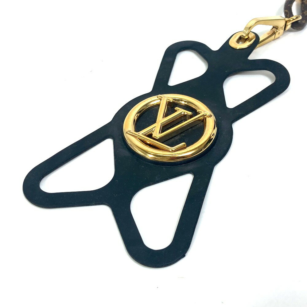 LOUIS VUITTON ルイヴィトン M68382 モノグラム LVロゴ フォンホルダー ルイーズ アイフォンカバー iPhoneカバー 携帯ケース ラバー /レザー レディース ブラウン 【中古】 3