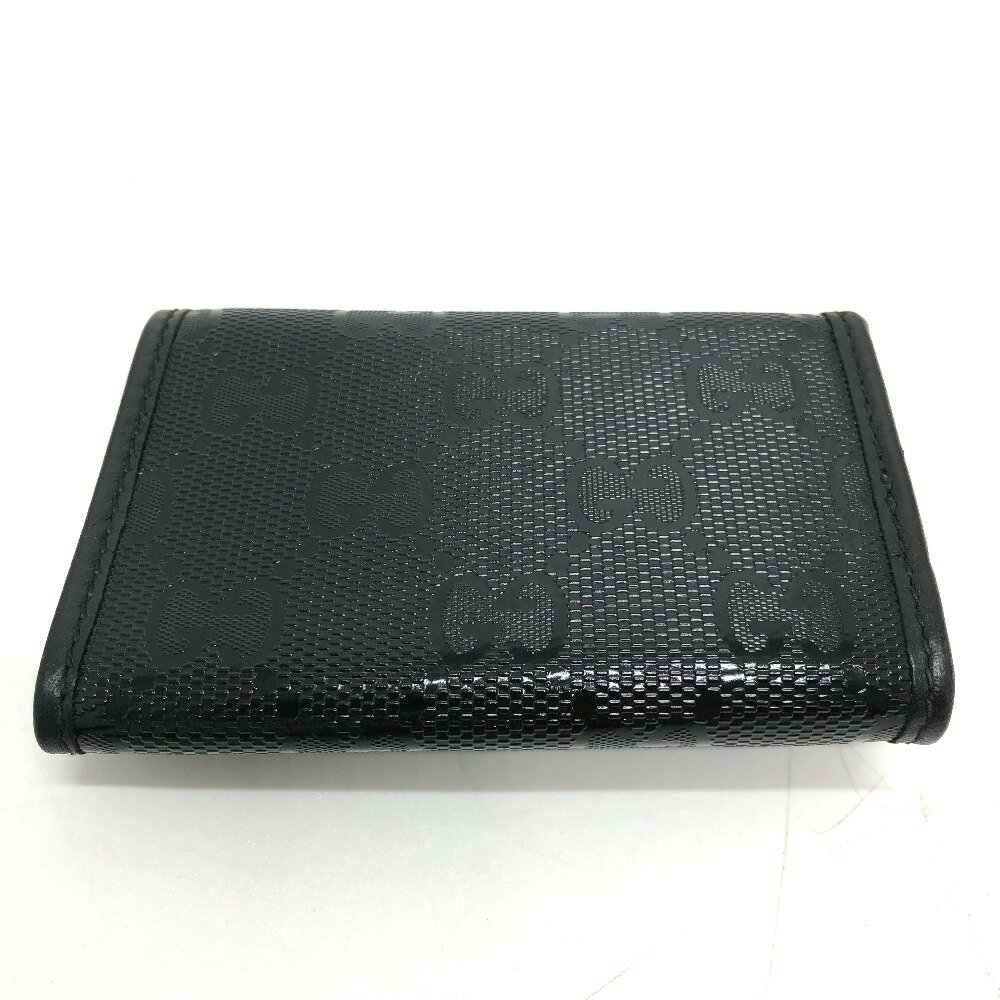 GUCCI グッチ 212111 GGインプリメ 6連 GG/ロゴ 鍵 キーケース GGインプリメ メンズ ブラック 【中古】 3