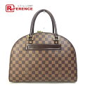 LOUIS VUITTON ルイヴィトン N41455 ダミエ ショルダーバッグ 肩掛け ノリータ カバン ボストンバッグ ハンドバッグ ダミエキャンバス レディース エベヌ ブラウン 【中古】