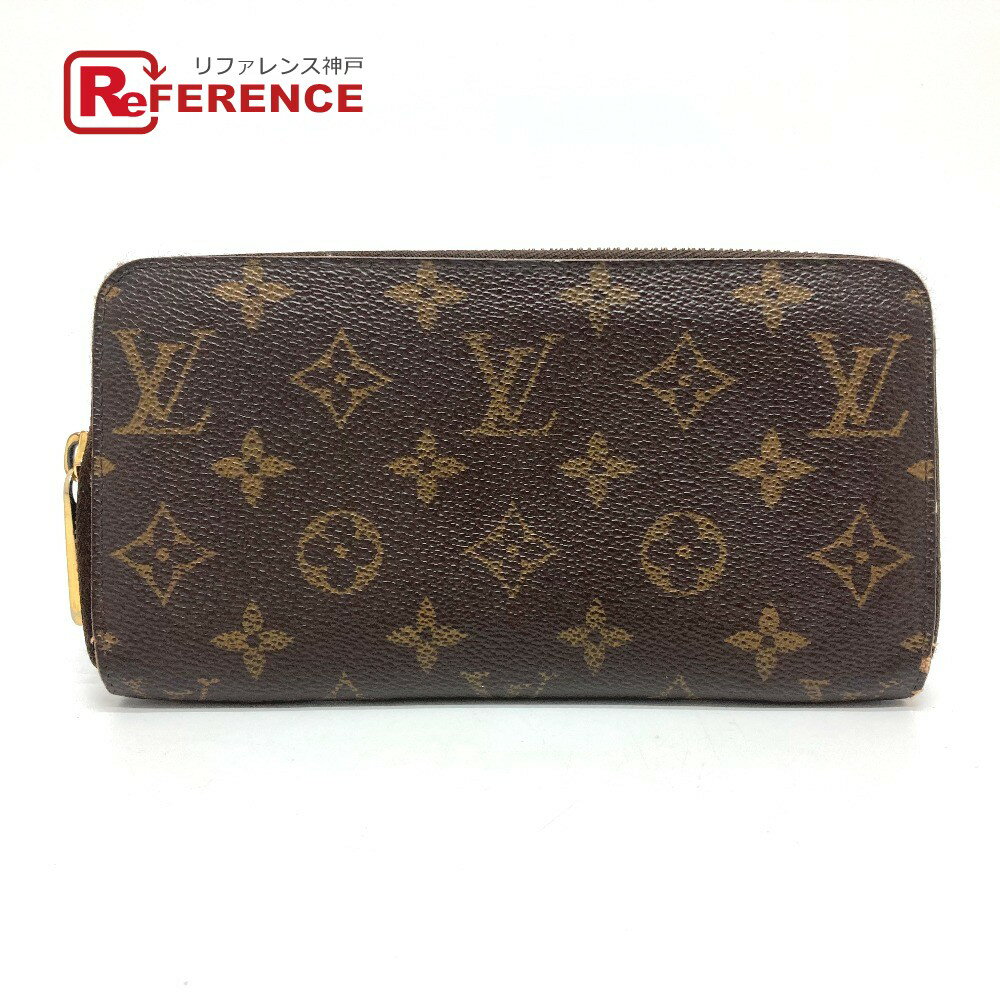 LOUIS VUITTON ルイヴィトン M60017 モノグラム ジッピーウォレット 旧型 長財布 モノグラムキャンバス レディース ブラウン 【中古】