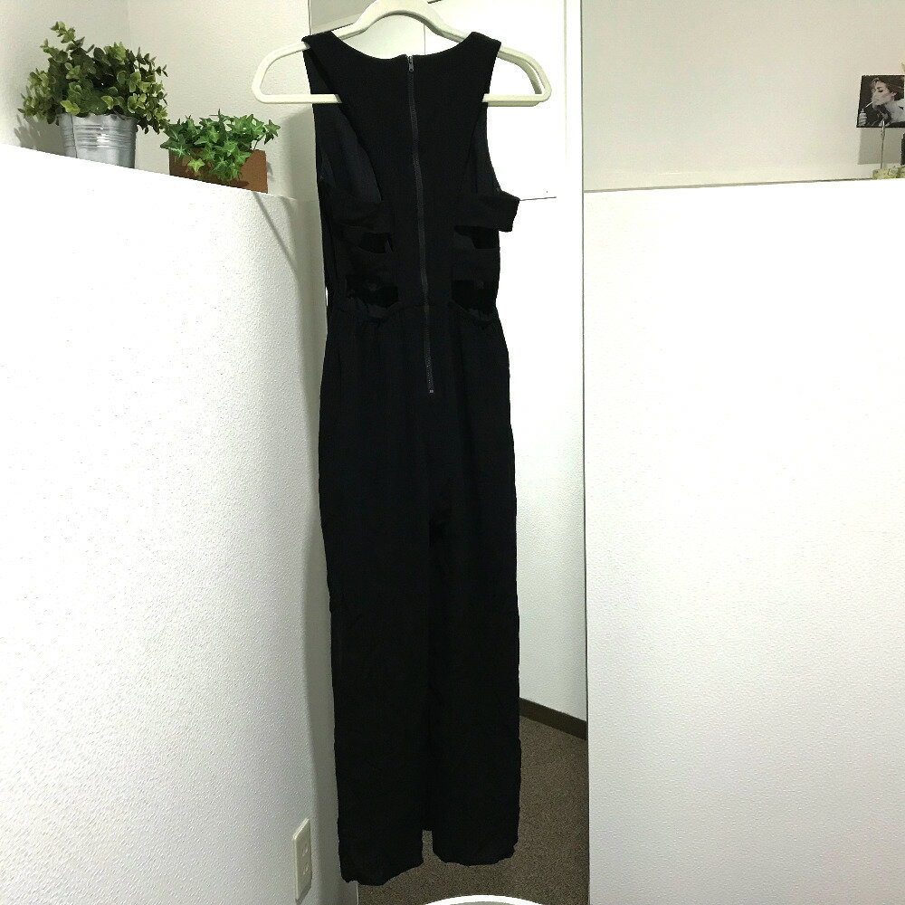 BCBGeneration ビーシービージージェネレーション レディース オールインワン アパレル パンツ サロペット レーヨン レディース ブラック ブラック 【中古】