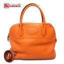 HERMES エルメス ボリード31 カバン ショルダーバッグ ハンドバッグ トリヨンクレマンス レディース オレンジ 【中古】