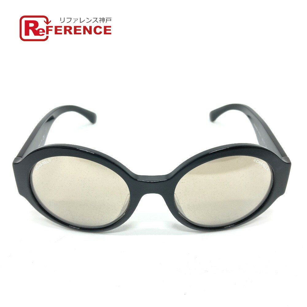 CHANEL シャネル 5410-A テンプルロゴ サングラス ミラー サングラス プラスチック レディース ブラック 【中古】のサムネイル