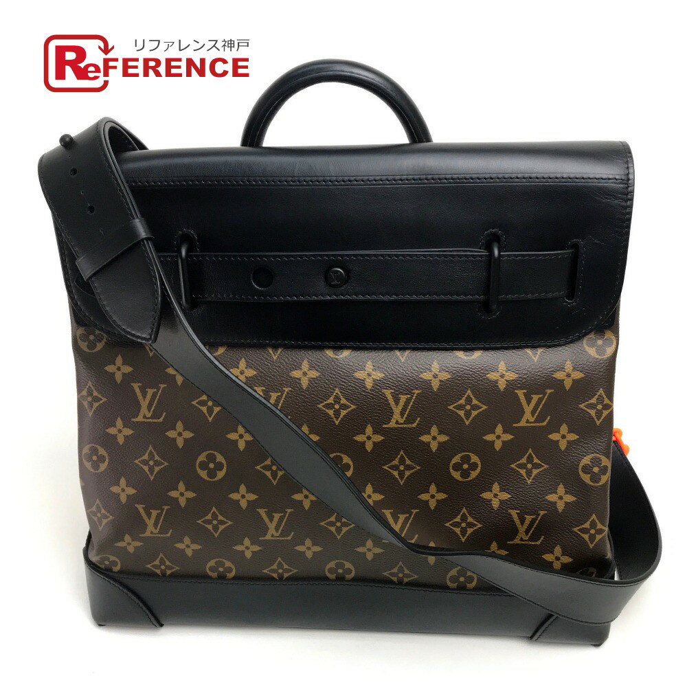 LOUIS VUITTON ルイヴィトン M44473 モノグラム スティーマー PM 2WAY ショルダーバッグ モノグラムキャンバス メンズ ブラウン×ブラック 新品同様 【中古】のサムネイル