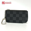 LOUIS VUITTON ルイヴィトン N60155 ダミエグラフィット ポシェットクレ コインケース ダミエグラフィットキャンバス レディース ブラック 【中古】