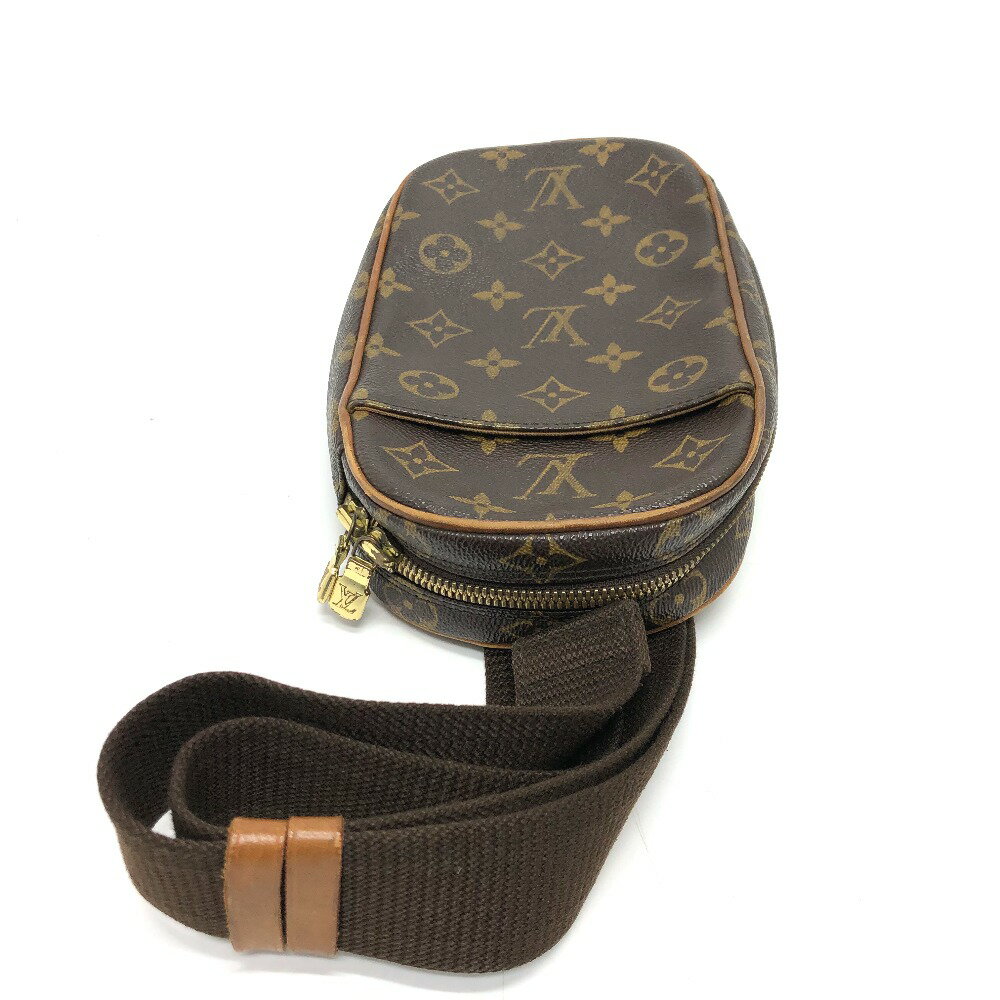 LOUIS VUITTON ルイヴィトン M51870 モノグラム ポシェット ガンジュ カバン ショルダーバッグ モノグラムキャンバス ユニセックス ブラウン 【中古】