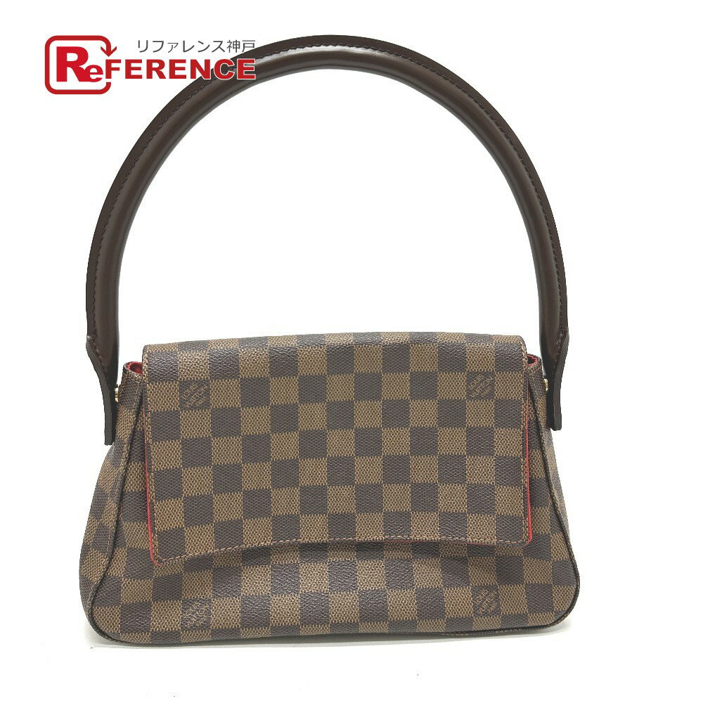 LOUIS VUITTON ルイヴィトン N51158 ダミエ ミニルーピング SPO スペシャルオーダー ショルダーバッグ カバン トートバッグ ダミエキャンバス レディース エベヌ ブラウン 【中古】