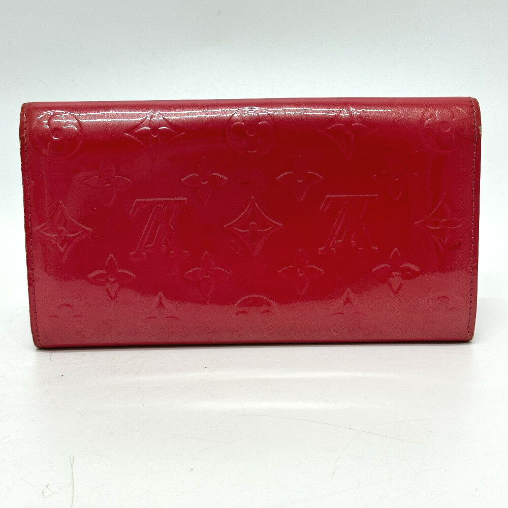 LOUIS VUITTON ルイヴィトン M9140F ポルトフォイユ・サラ 長財布 モノグラムヴェルニ レディース ピンク 【中古】