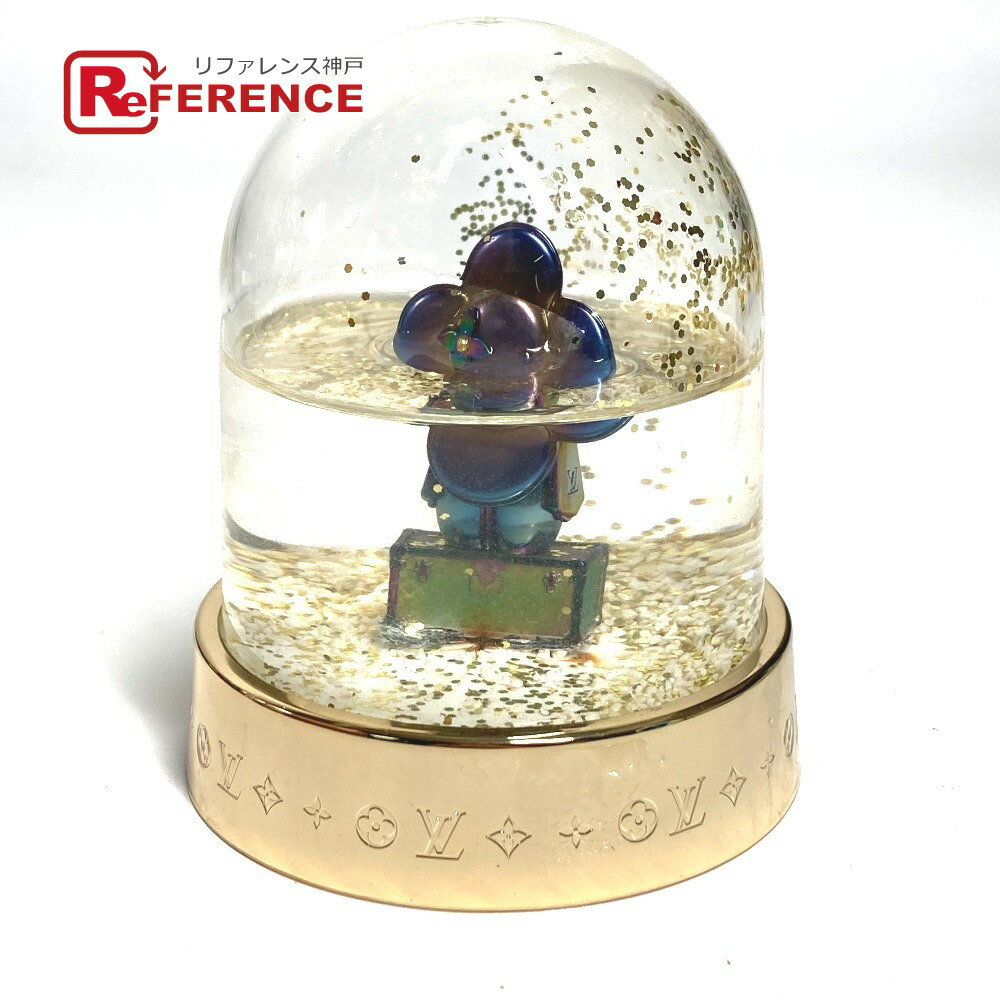LOUIS VUITTON ルイヴィトン R97453 非売品 限定 ヴィヴィエンヌ スノーボール スノードーム オブジェ ガラス レディース ゴールド 新品同...