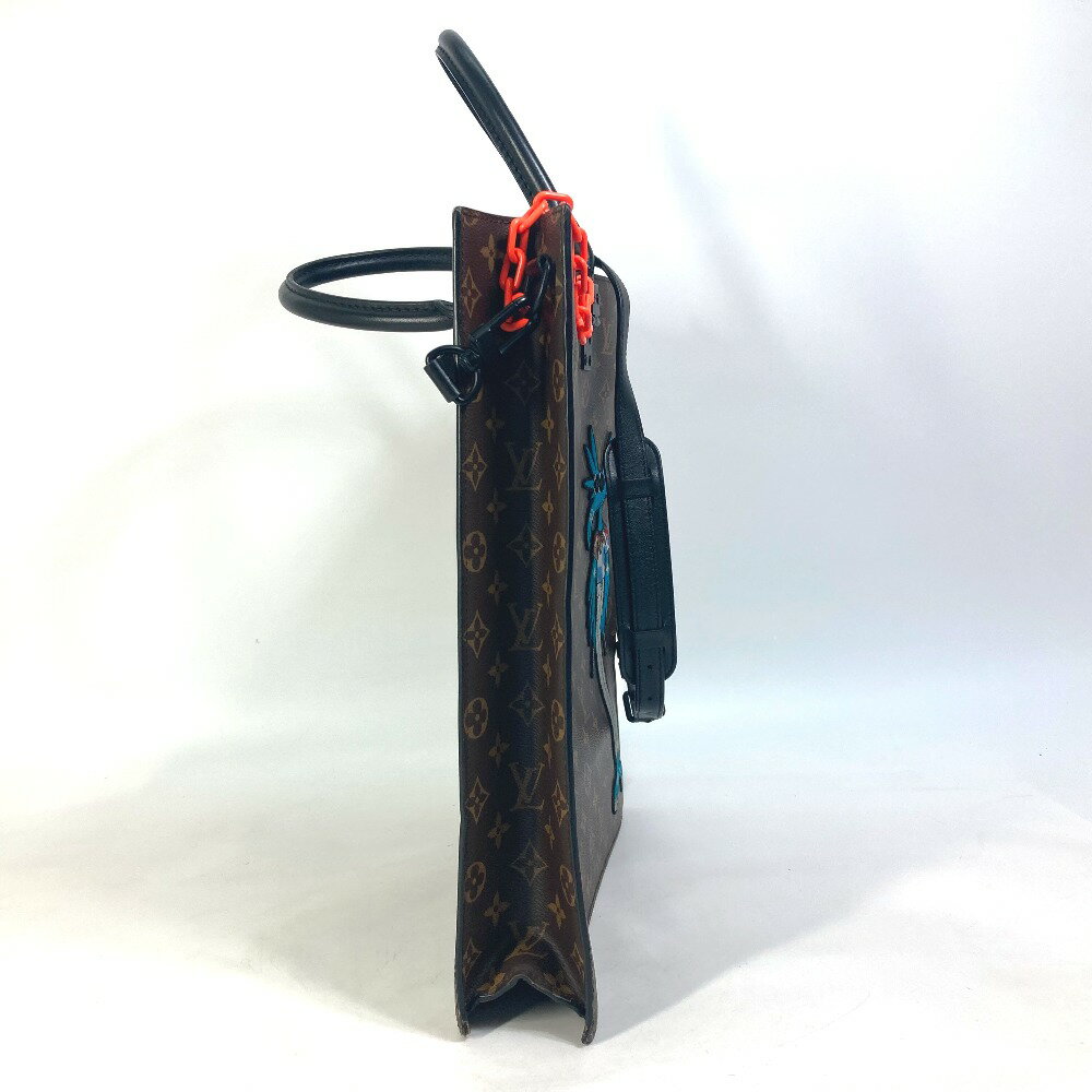 LOUIS VUITTON ルイヴィトン M45667 モノグラム LVフレンズ サックプラ カバン 2WAYバッグ ショルダーバッグ 斜め掛け トートバッグ モノグラムキャンバス レディース ブラウン 【中古】