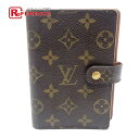 LOUIS VUITTON ルイヴィトン R20005 モノグラム アジェンダPM 手帳カバー モノグラムキャンバス レディース ブラウン 【中古】