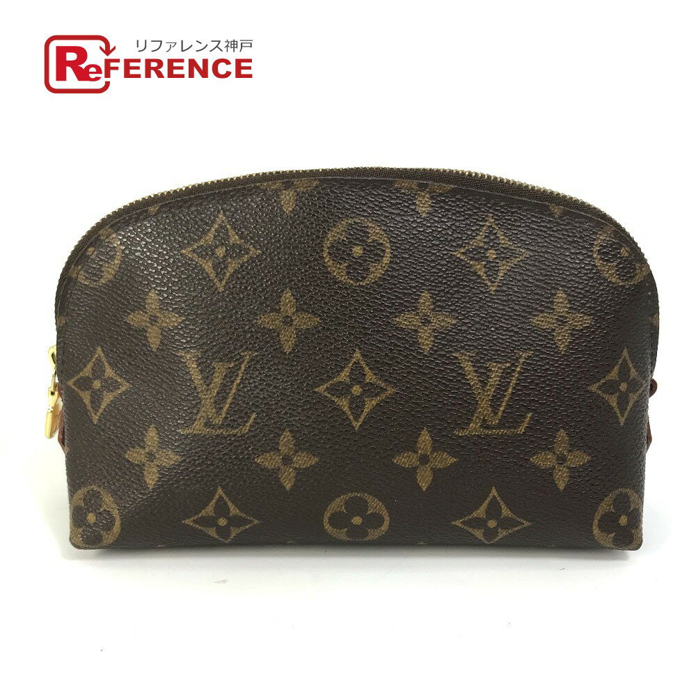 LOUIS VUITTON ルイヴィトン M47515 モノグラム ポシェット コスメティック メイクポーチ 化粧ポーチ 小物入れ ポーチ モノグラムキャンバス レディース ブラウン 【中古】