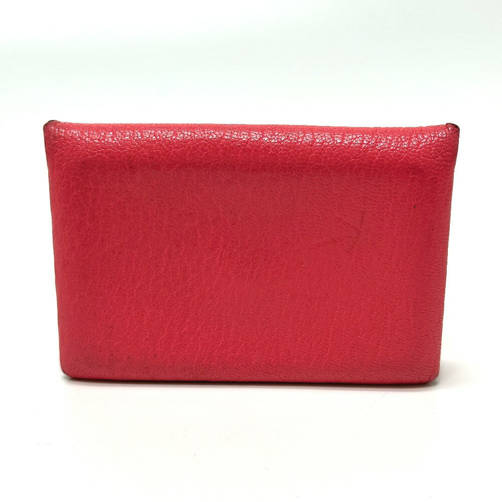 HERMES エルメス 名刺入れ パスケース カルヴィ 2つ折り カードケース エプソン レディース ローズアザレ ピンク 【中古】