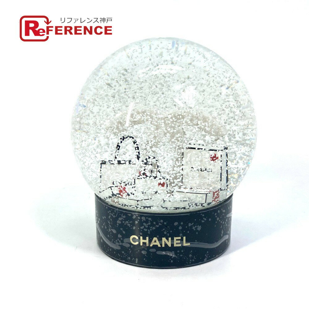 CHANEL シャネル ココマーク CC 2019年限定 ショッピングバッグ ショッパー ノベルティ ラージサイズ スノードーム ガラス レディース ブラック 未使用 【中古】のサムネイル