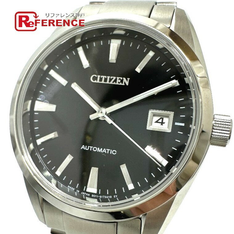 CITIZEN シチズン 9011-S125804 メカニカル 自動巻き デイト 腕時計 SS メンズ シルバーSS 新品同様 【中古】