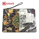 Salvatore Ferragamo サルヴァトーレフェラガモ 22D517 ガンチーニ カバン ストラップ付 クラッチバッグ レザー メンズ マルチカラー 【中古】