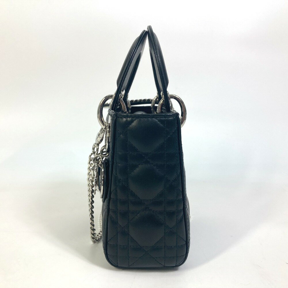 Dior ディオール レディディオール Ladydior カナージュ ミニ カバン 2WAYバッグ ...