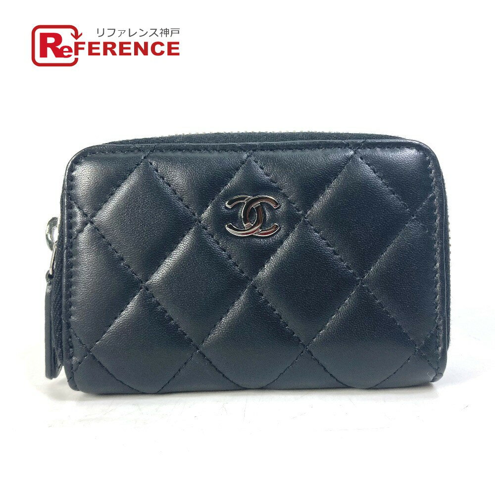 CHANEL シャネル AP0216 マトラッセ キルティング クラシックジップ コインパース 財布 小銭入れ コインケース ラムレザー レディース ブラック 未使用 【中古】のサムネイル
