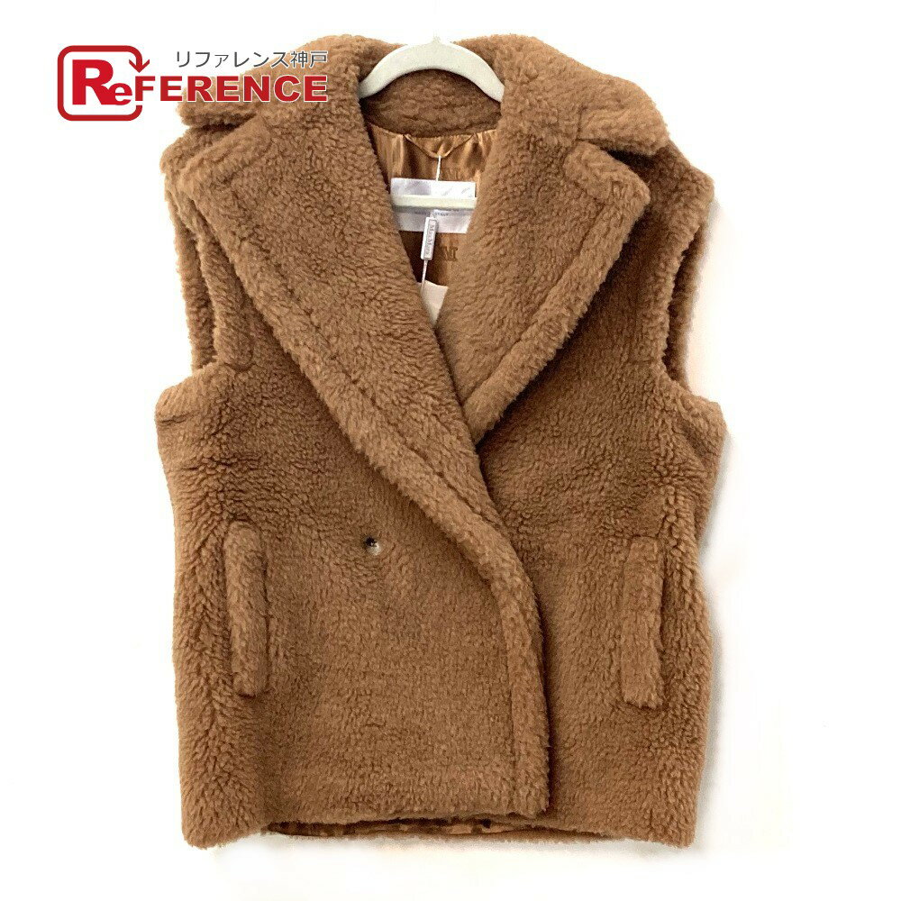 MAX MARA マックスマーラ 12760223 アウター ノースリーブ テディベア ジレ TEDDY ファー モコモコ ベスト ウール レディース キャメル ブラウン 未使用 【中古】のサムネイル