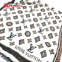 LOUIS VUITTON ルイヴィトン M00421 レオパード 豹柄 ヒョウ モノグラム エトール ワイルドアットハート マフラー ストール ショール ウール レディース ブラウン 【中古】