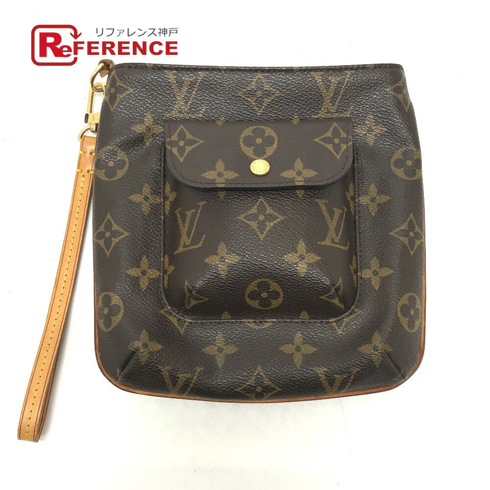 LOUIS VUITTON ルイヴィトン M51901 モノグラム パルティシオン ポシェット ポーチ モノグラムキャンバス レディース ブラウン 【中古】